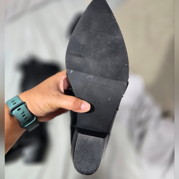 Kysbloes Women Gothic Knee Boots Sz 43 Fit Like An 11 - Picture 7 of 14